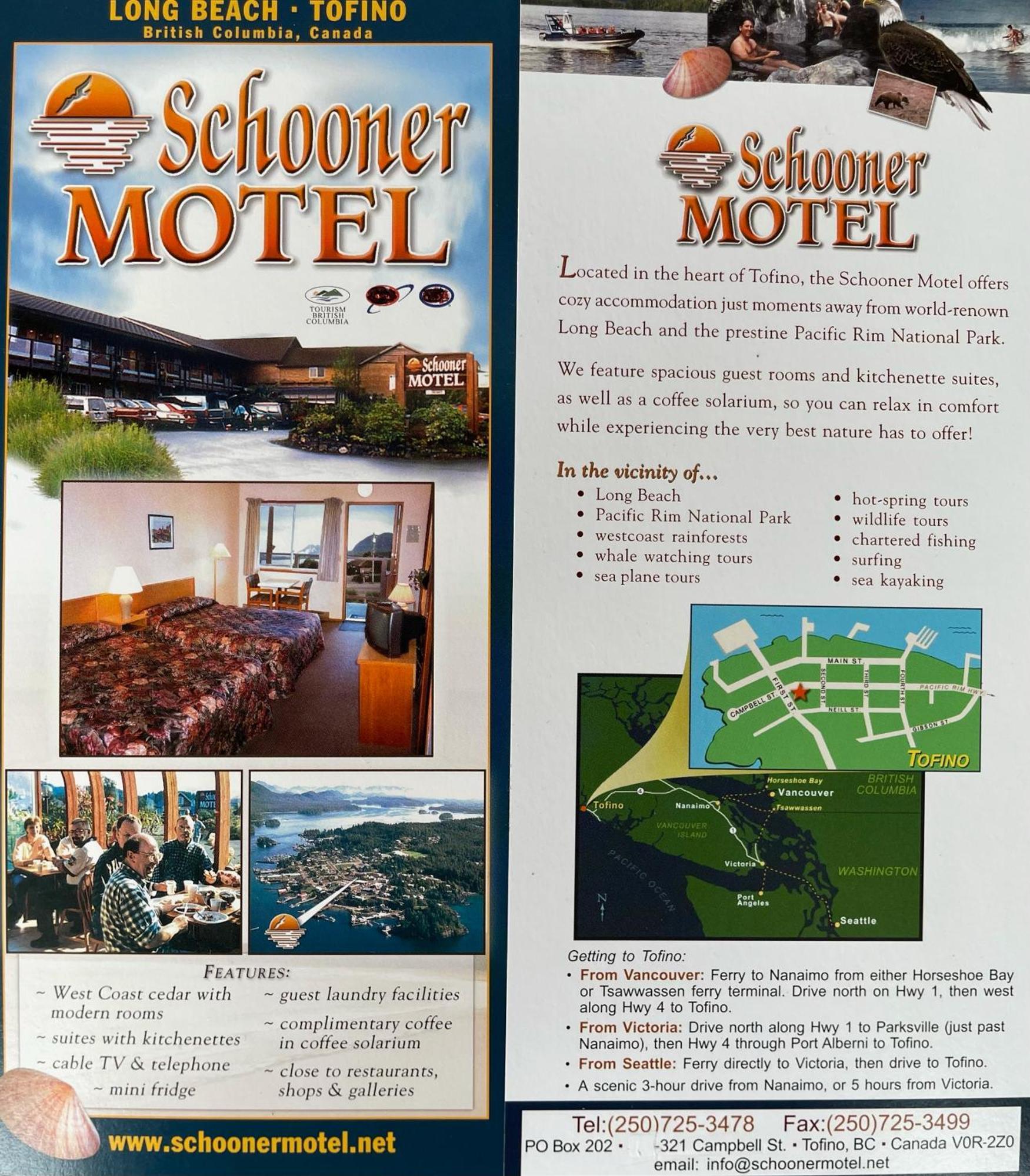 Schooner Motel Тофіно Екстер'єр фото